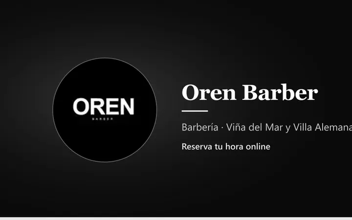 barbería Oren Barber en Reñaca, Viña del Mar